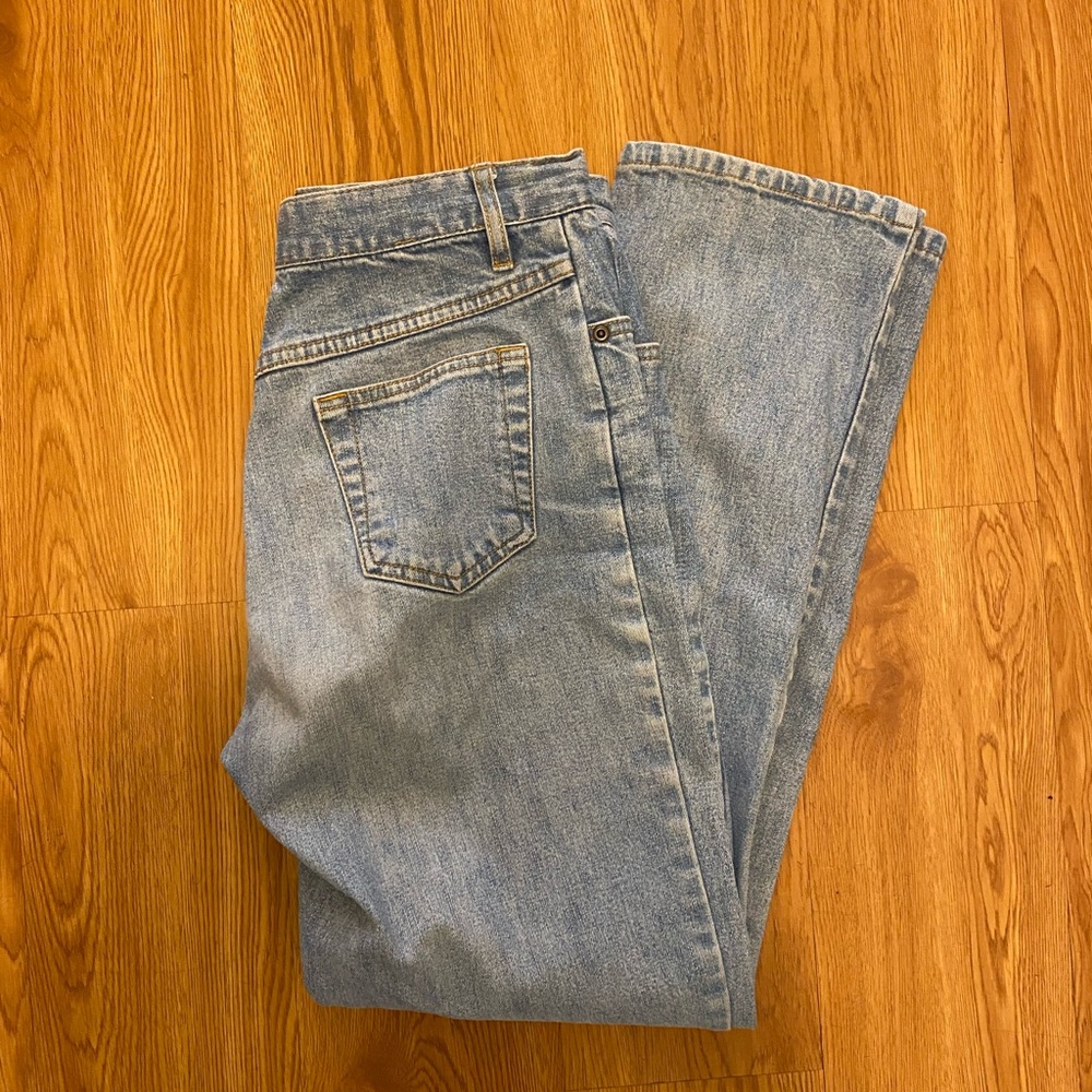 Light Blue Denim Mom Jeans